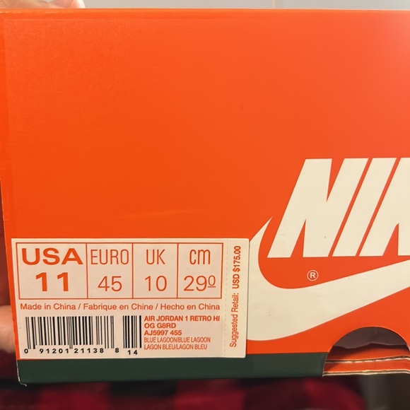 2017
Air Jordan 1 Retro High OG G8RD 'Blue Lagoon' - Picture 9 of 9